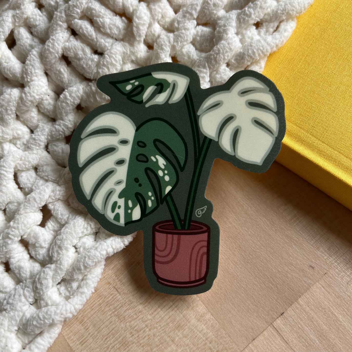 Monstera Plant Vinyl Sticker