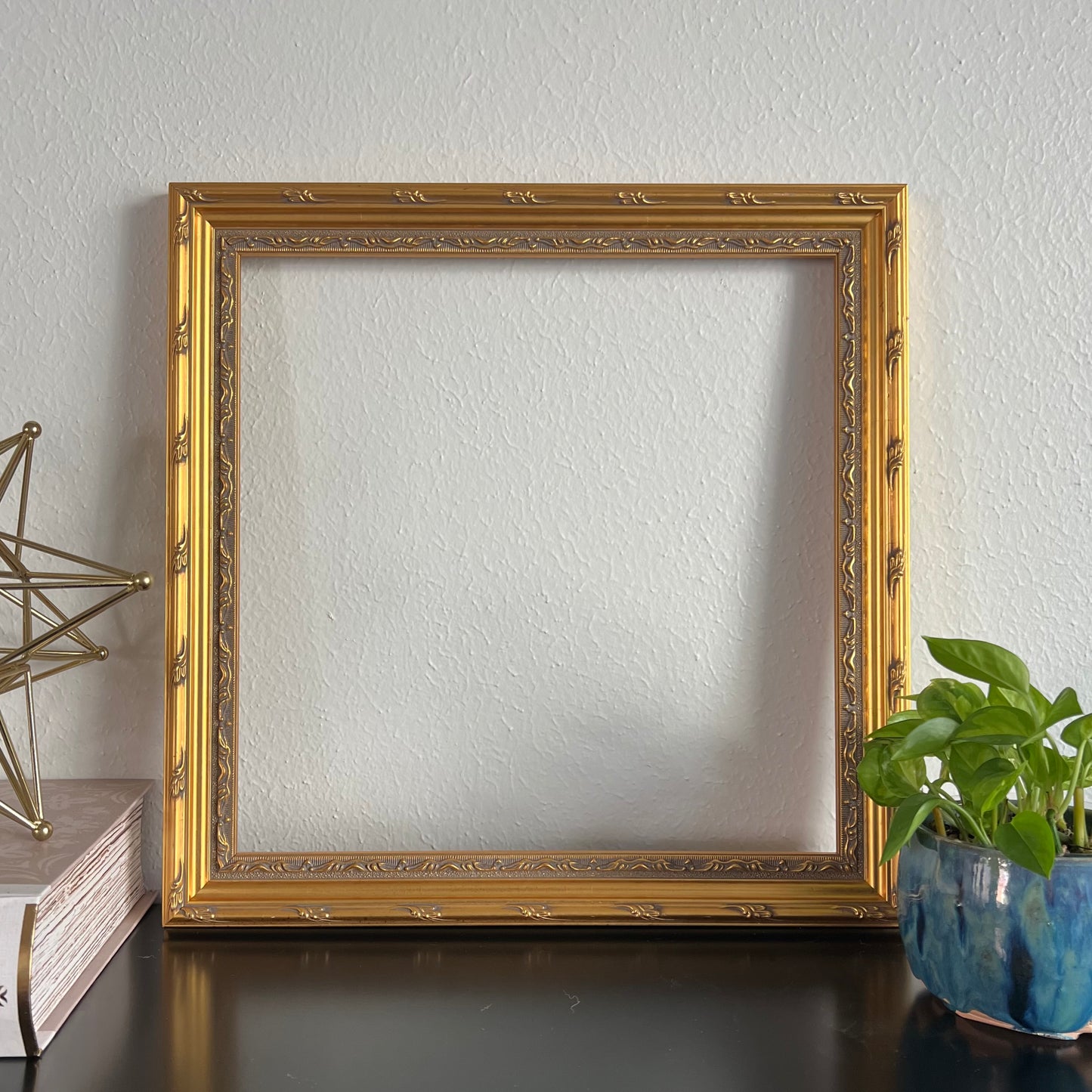 14x14" Vintage Antique Gold Frame