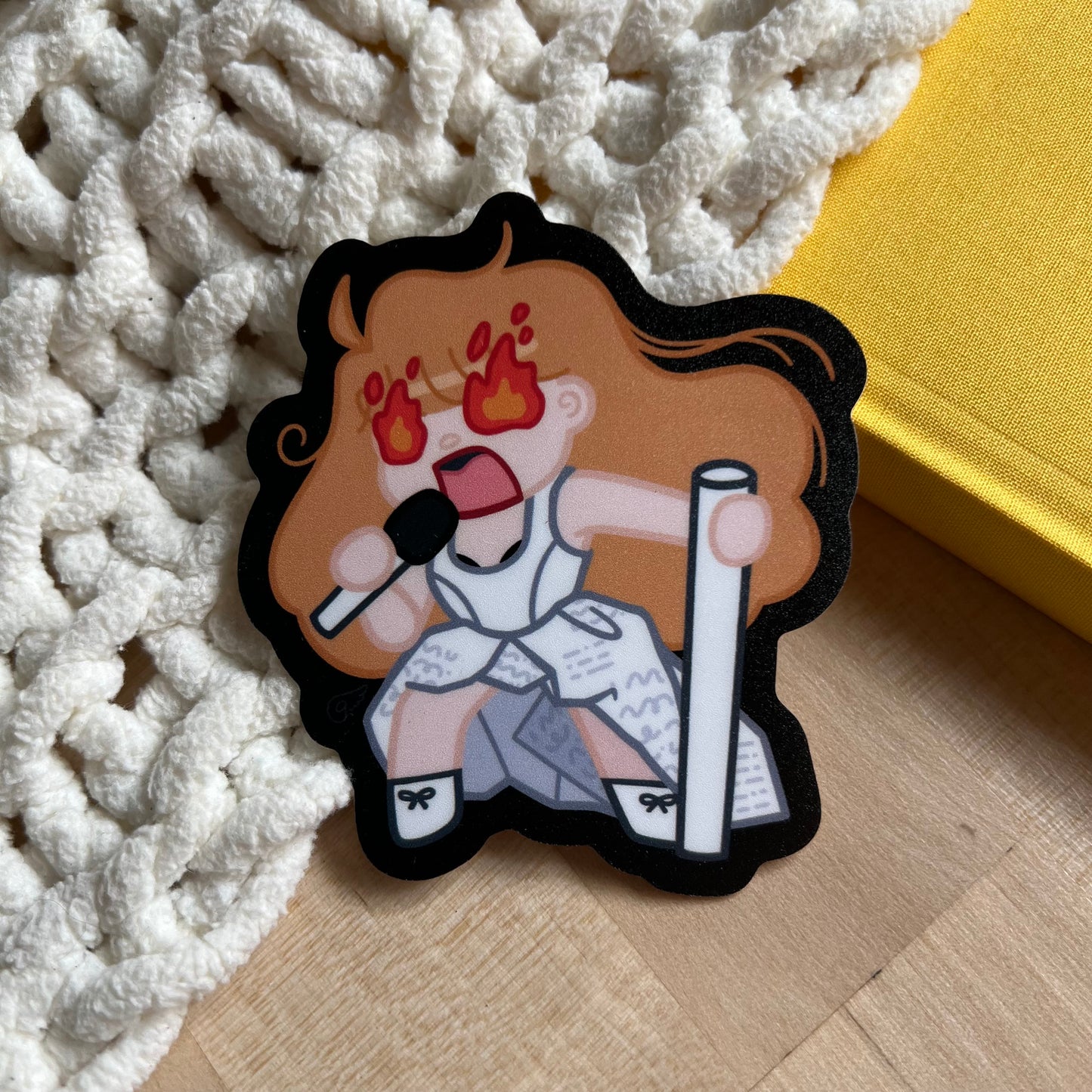 Female Rage The Musical Vinyl Sticker