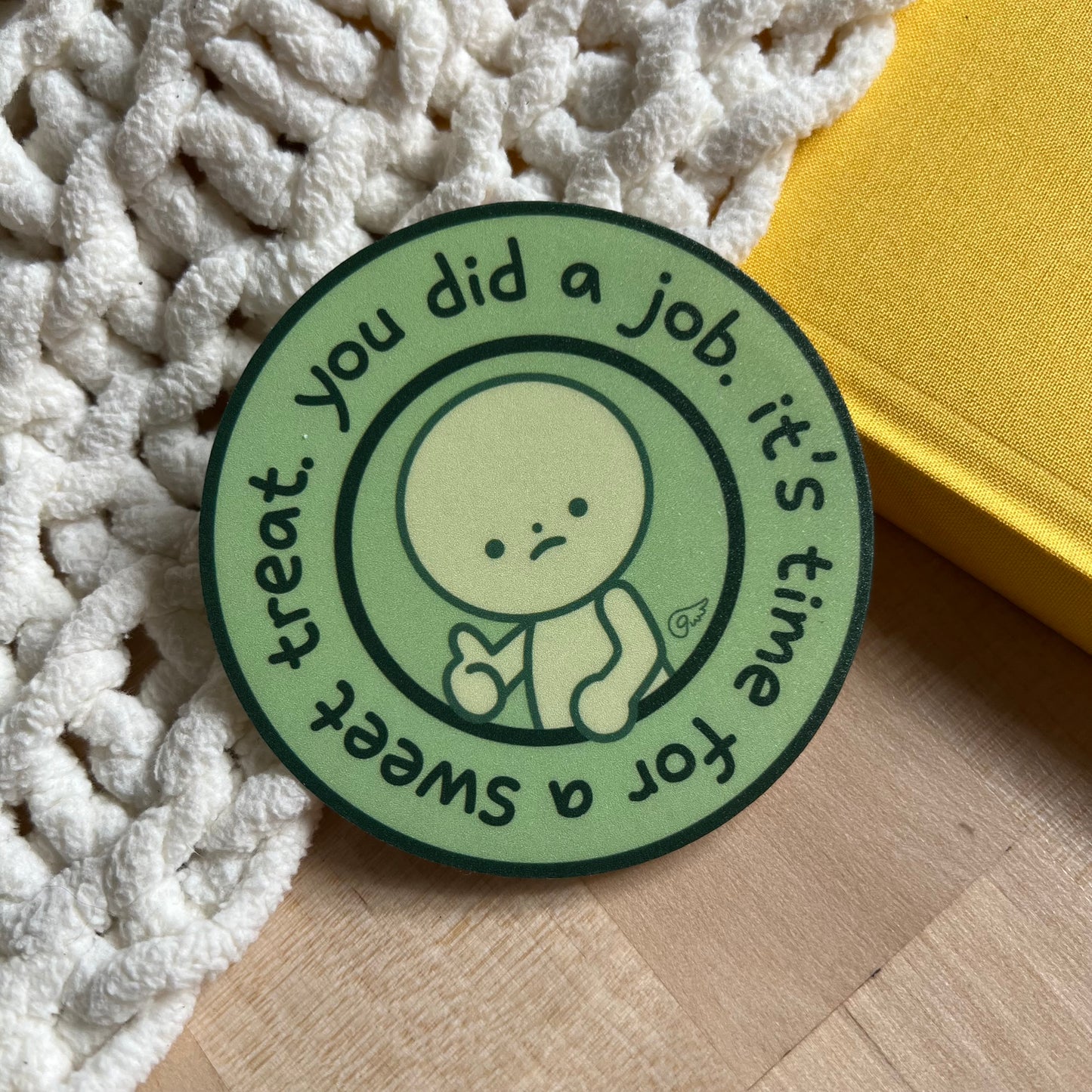 Thumbs Up Vinyl Sticker