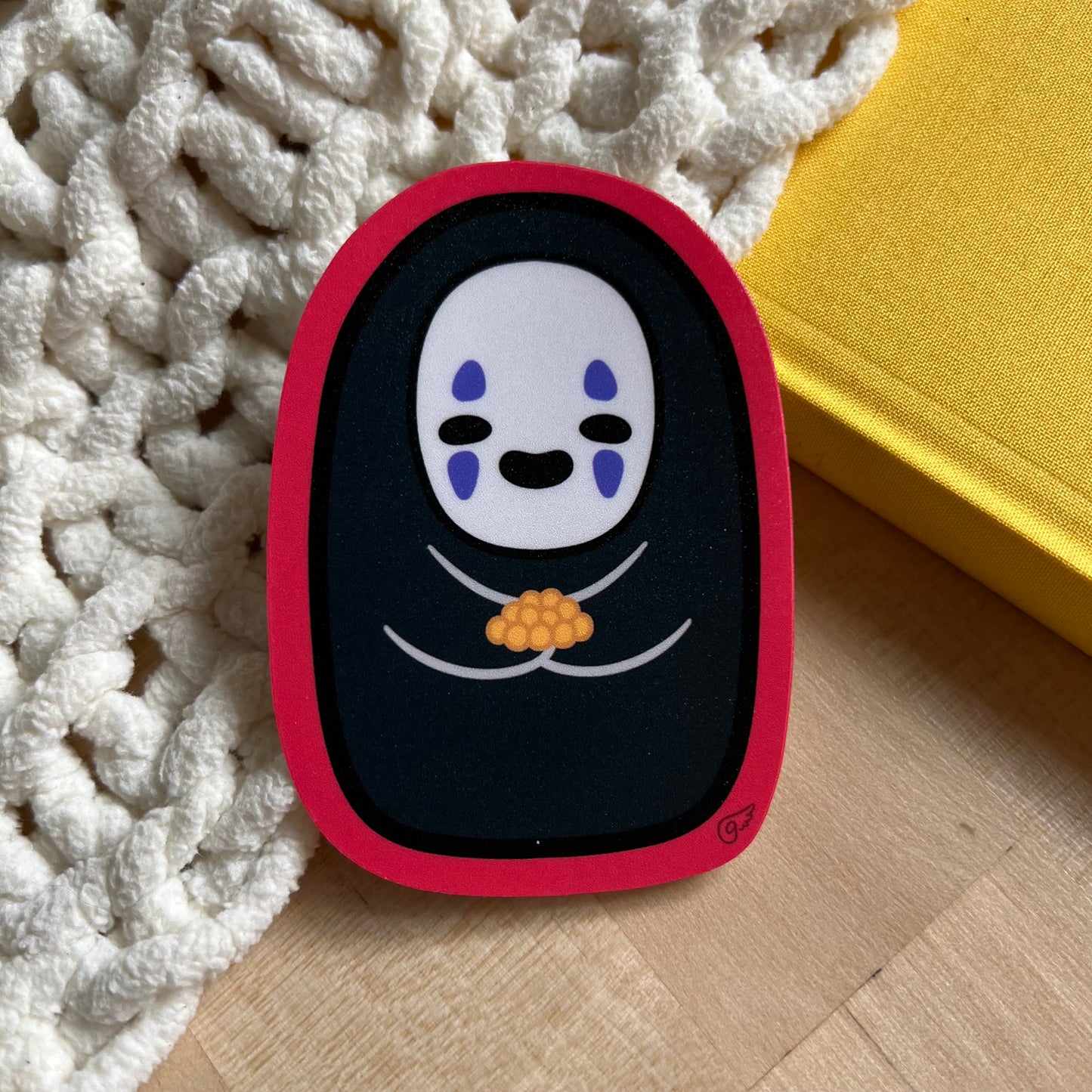 No Face Vinyl Sticker