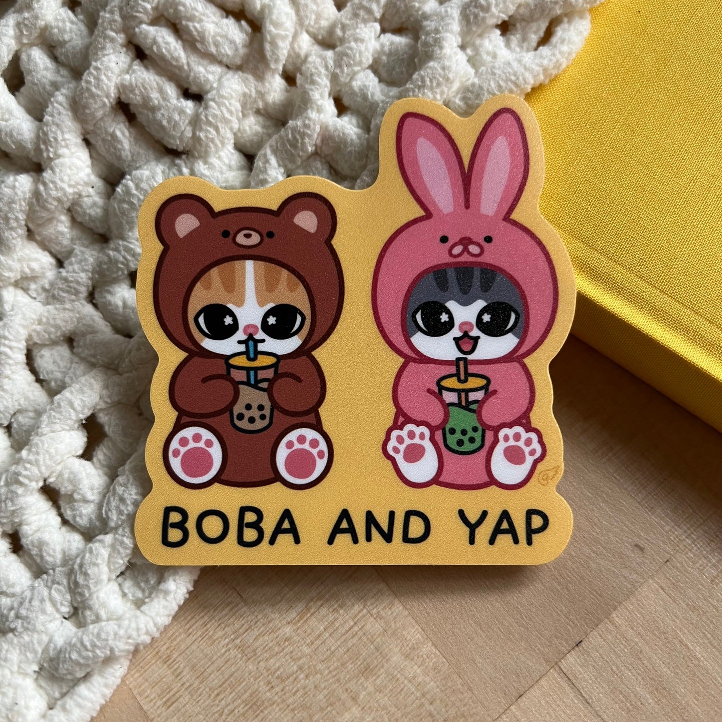 Boba and Yap Vinyl Sticker