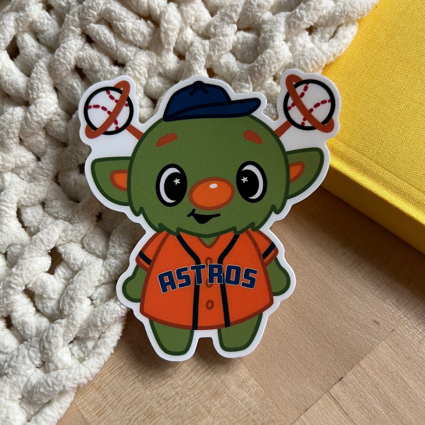 Orbit (Astros Mascot) Vinyl Sticker