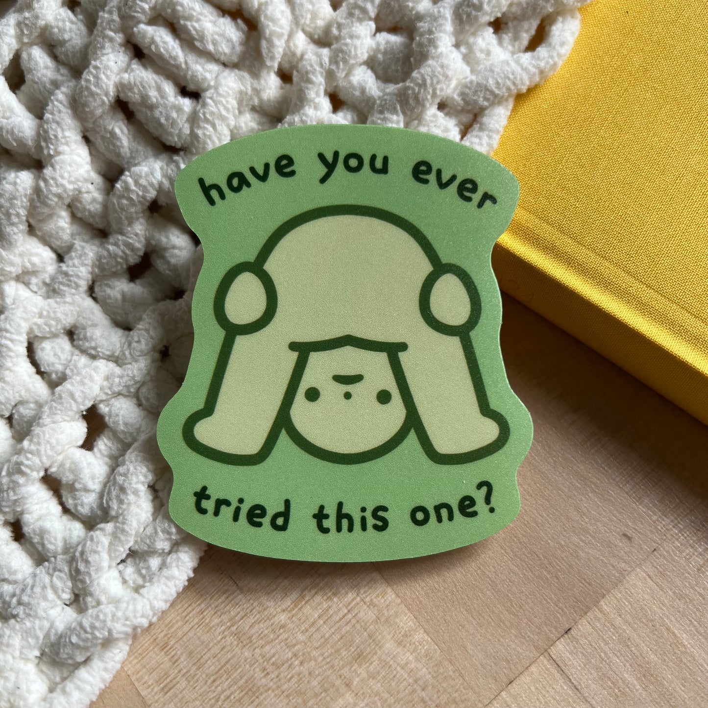 Try This One Vinyl Sticker