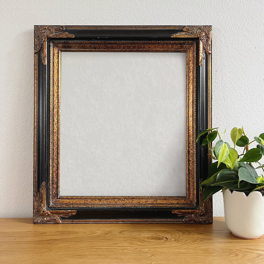 14x16" Gold-Accented Black Frame