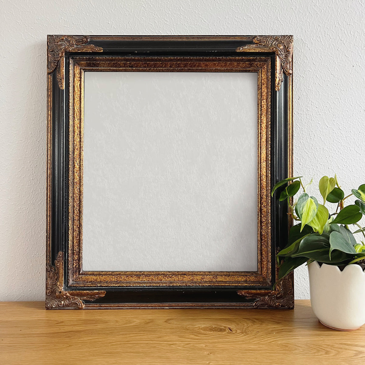 Gold on Black Gallery Wall & Frames —