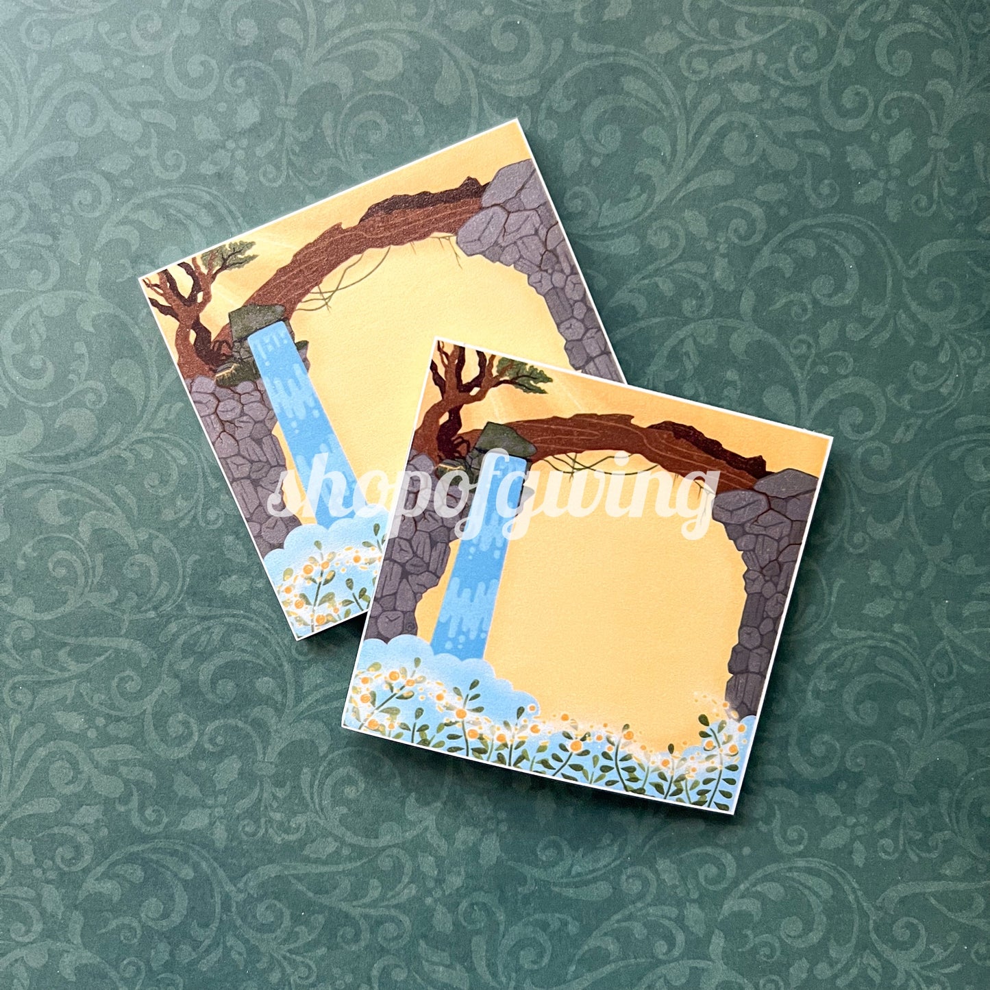 Cardigan Memo Pad and Post-It Pad