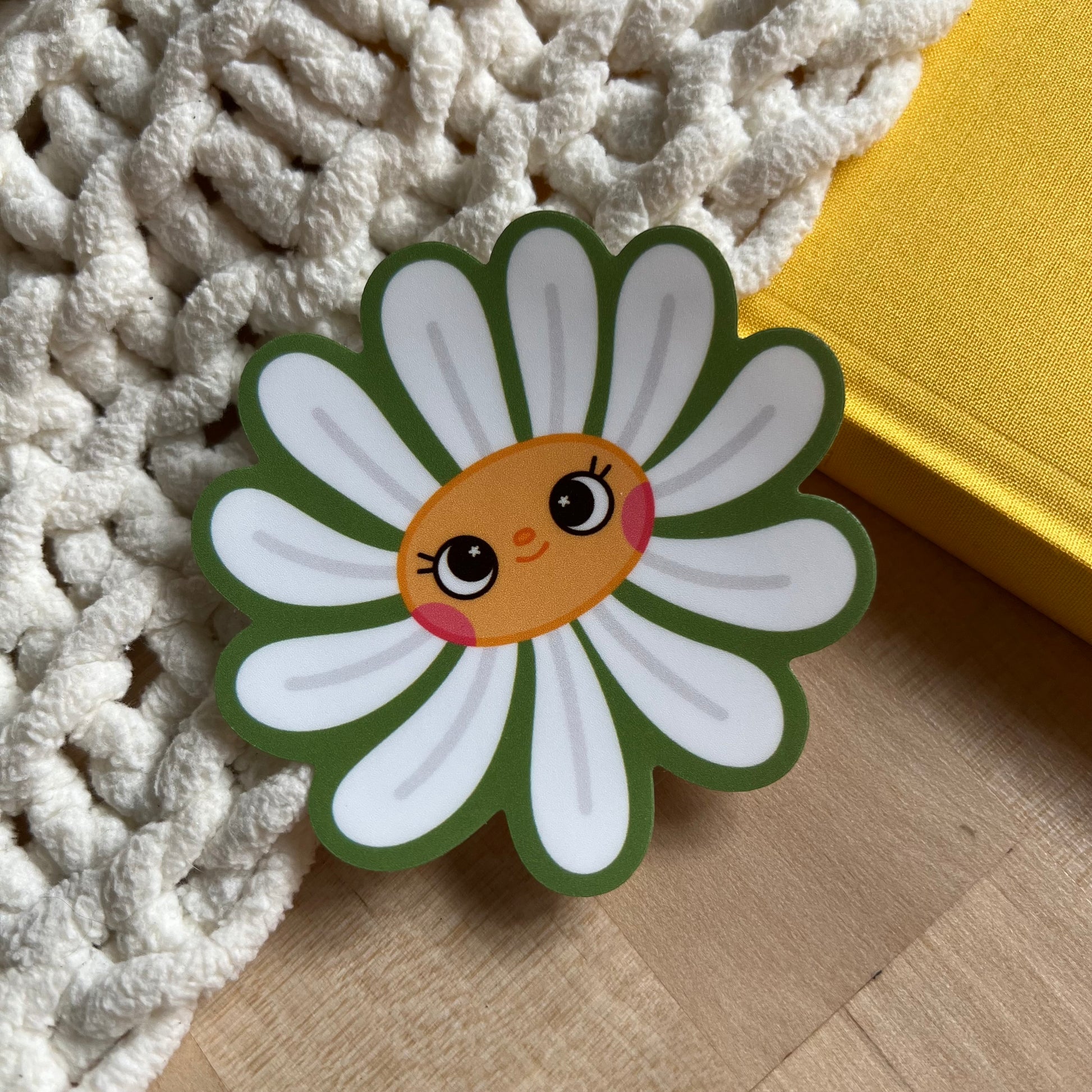 Daisy Rider Sticker Daisy Vinyl Sticker – shop of gwing