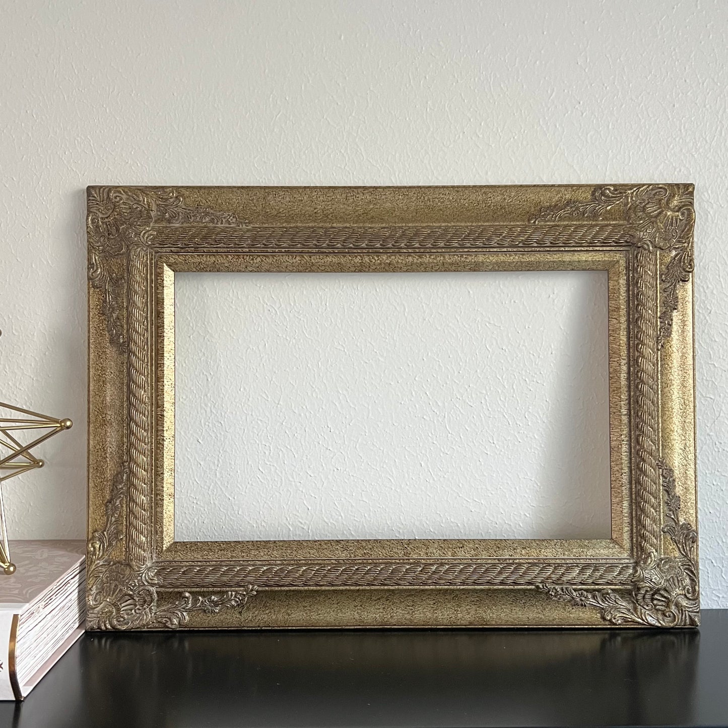 9x16" Vintage Mixed Gold and Silver Frame