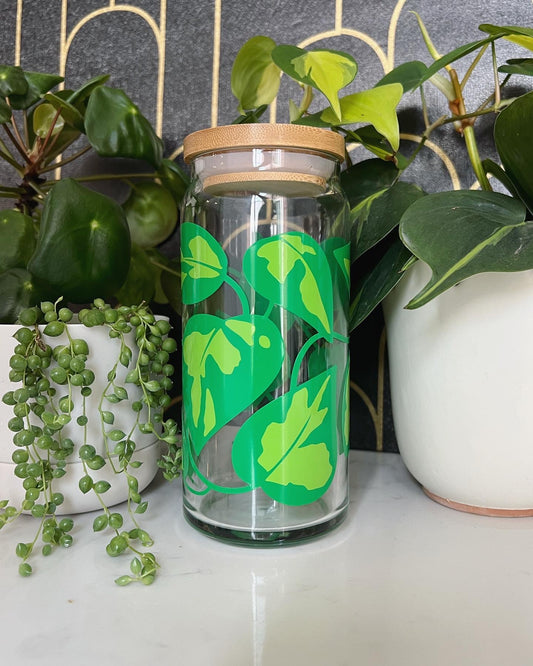 20oz Pothos Variation 1 Drinking Glass