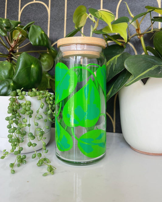 20oz Pothos Variation 3 Drinking Glass