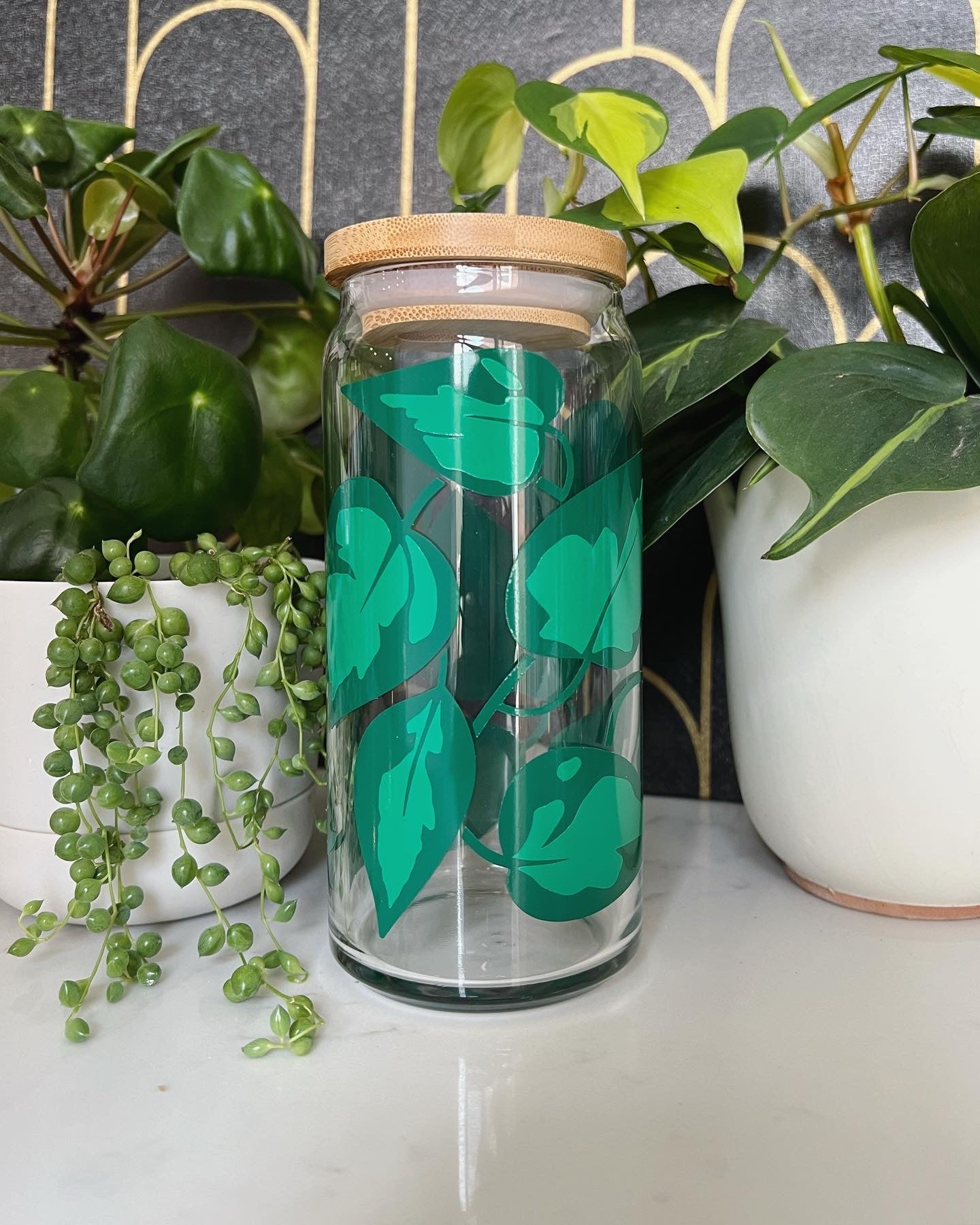 20oz Pothos Variation 4 Drinking Glass